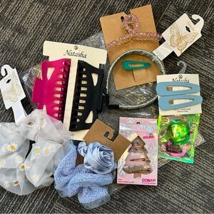 Women's/Girl's Hair Accessories Clips, Headbands, Scrunchies...Bundle NEW